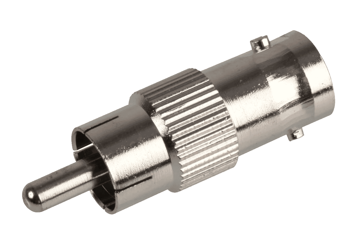 BNC Female to Phono Plug Male adaptor (10 pack)