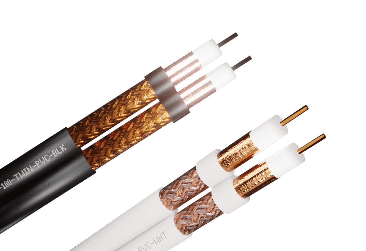 Premium Twin FPE Low Loss Screened Coax Cable