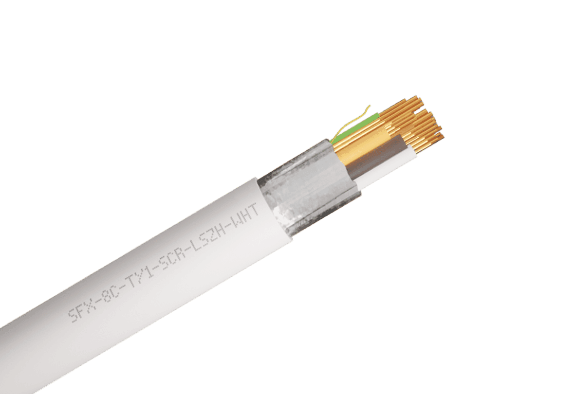 8 Core Screened Type 1 Alarm Cable Copper LSZH