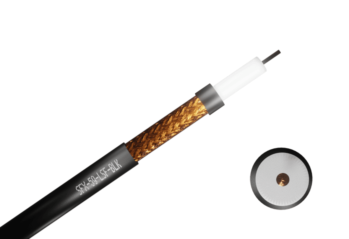 RG59 Coax cable for CCTV LSF 100m Black