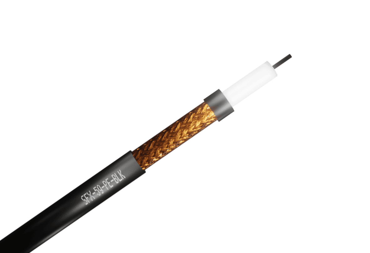 RG59 External Duct Grade PE CCTV Coax Cable