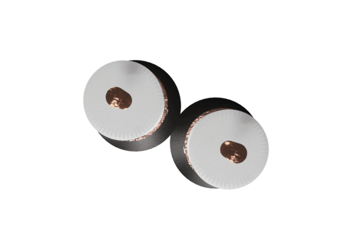 Low Loss Slim Twin Satellite Coax Cable PVC Black 100m