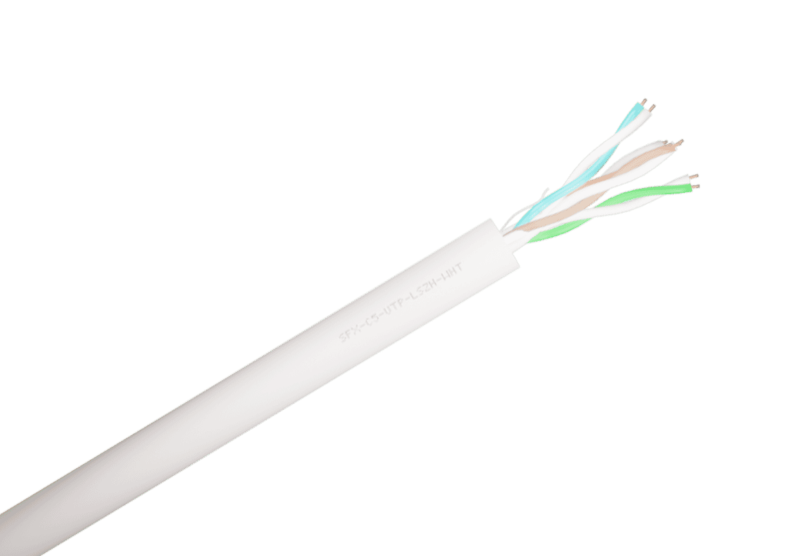 Cat5e UTP LSZH White Network Cable 305m Box