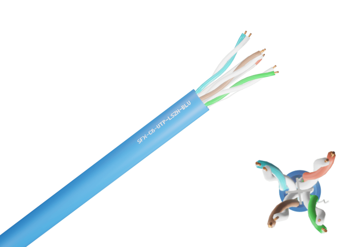 Cat6 UTP LSZH Blue 305m