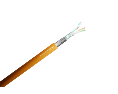 Cat 7A S/FTP LSZH Solid Orange Network Cable 500m