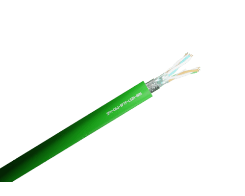 Cat 8.1 S/FTP LSZH Solid Green Network Cable 100m 2000MHz