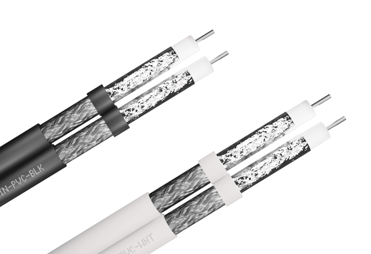 Value RG6 Twin Low Loss Screened Coax Cable
