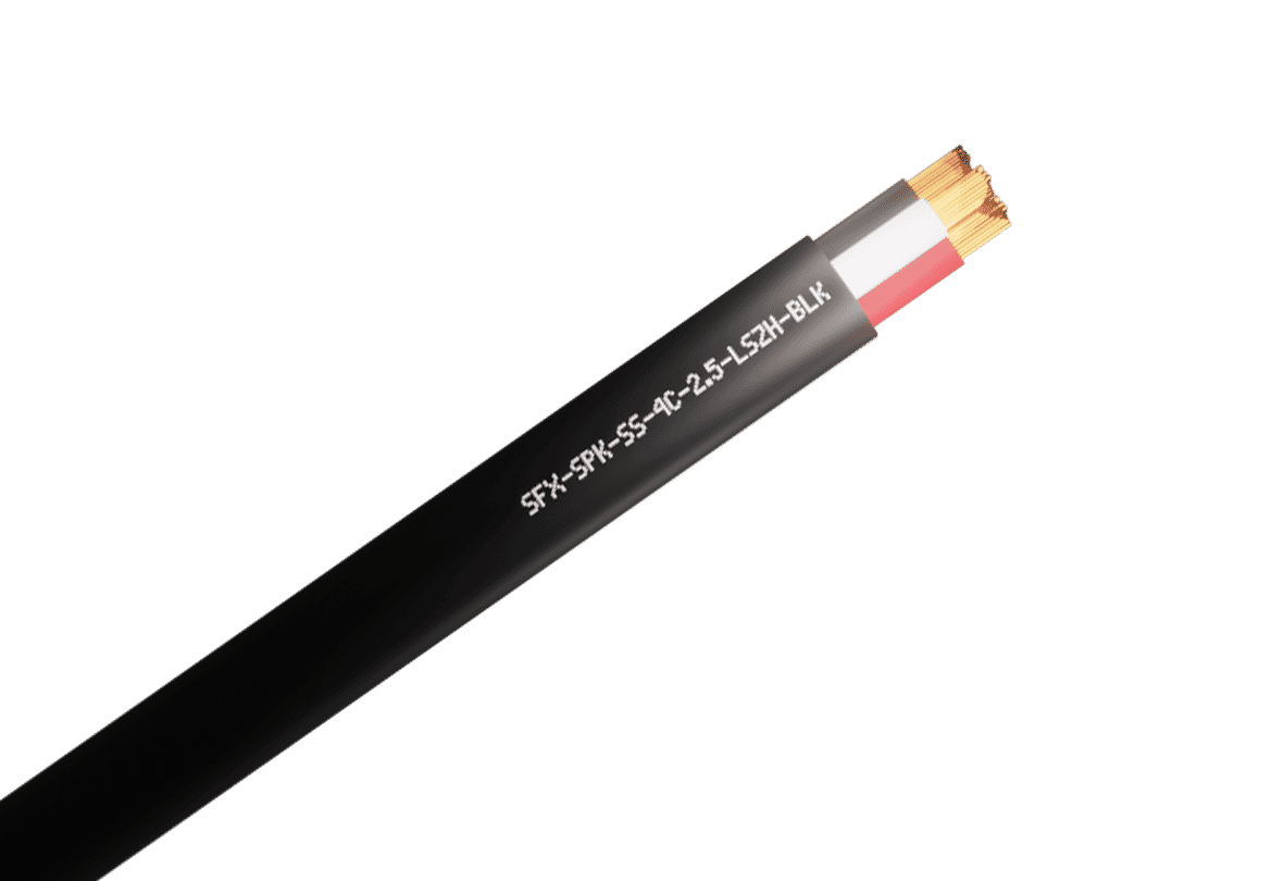 Premium OFC Speaker Cable 2.5mm LSZH Black 100m