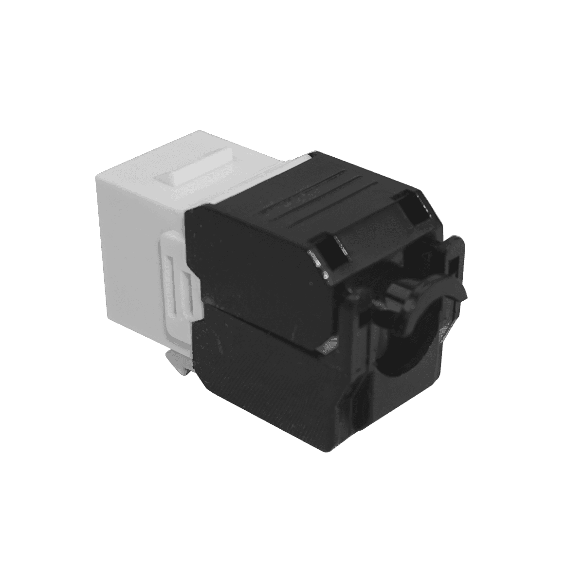 Keyston Module Kauden Cat 6 Tool-Less Keystone Module IDC White
