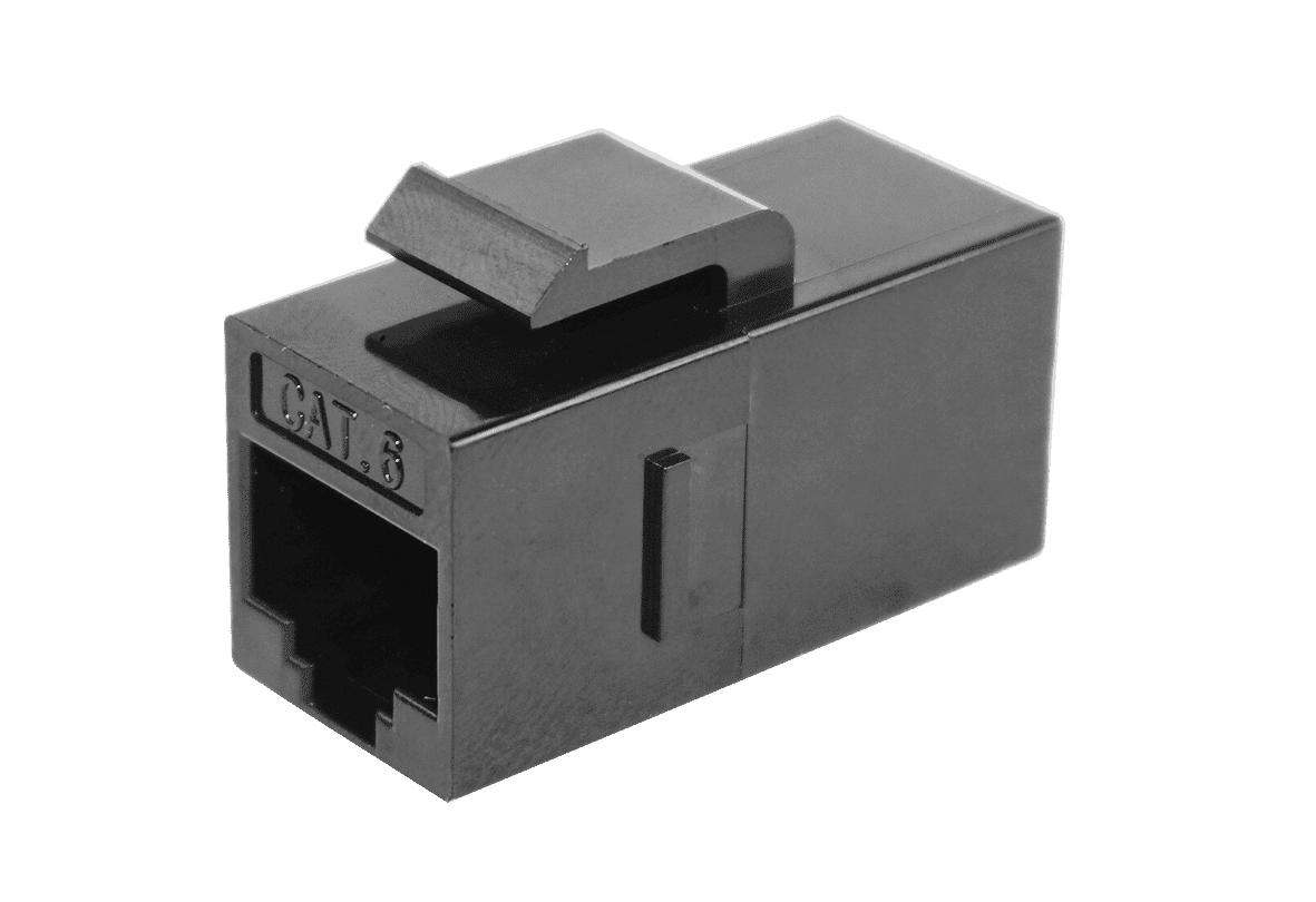 Cat 6 Keystone Coupler Module Insert Black