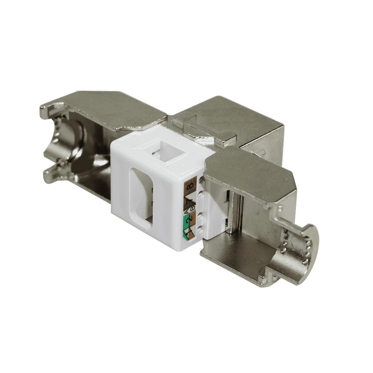 Network Keystone Module Manager Kauden Cat 6A Tool-Less Keystone Module Insert Mini IDC