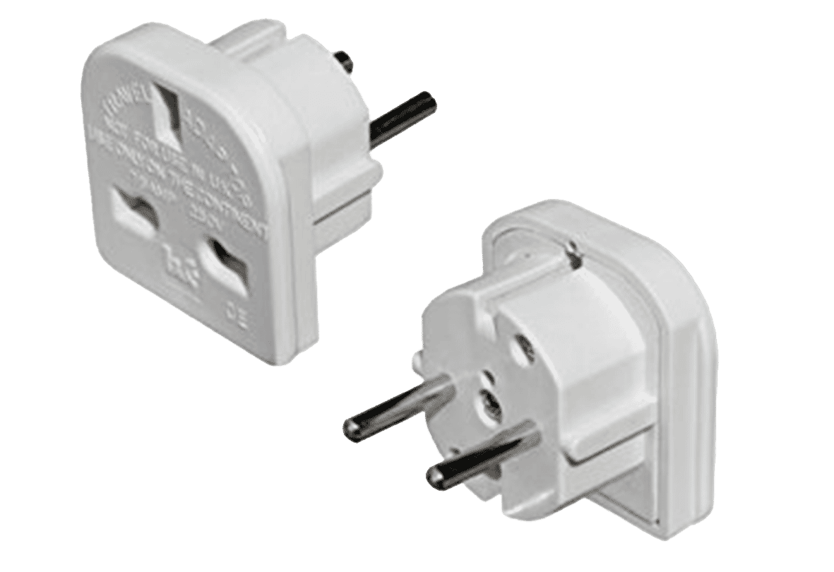 UK to EU Travel Adaptor Twin Pack