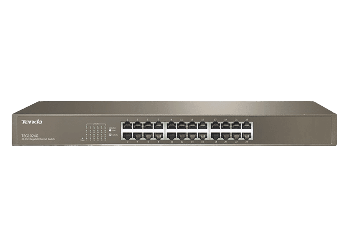 Tenda TEG1024G 24 Port Gigabit Rack Mount Switch