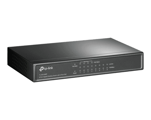 TP-LINK TL-SG1008P 8-Port (4-Port PoE) Gigabit Unmanaged Desktop Switch