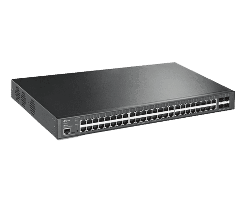 TP-LINK TL-SG3452XP JetStream 48-Port PoE+ Gigabit 4-Port 10GE SFP+ L2+ Switch