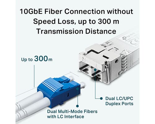 TP-Link TL-SM5110-SR 10GBase-SR Multi-mode SFP+ LC Transceiver