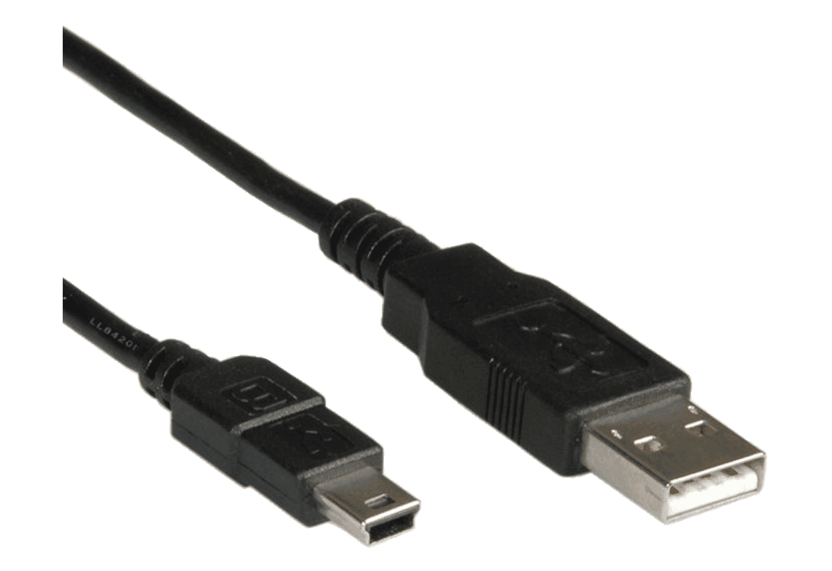 USB 2.0 Cable Type A - 5-pin Mini