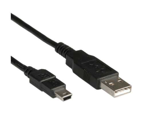 1.8m USB 2.0 Cable Type A - 5-pin Mini