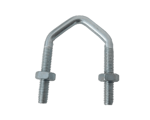 Galvanised V-bolt / U-bolt for fixing masts poles