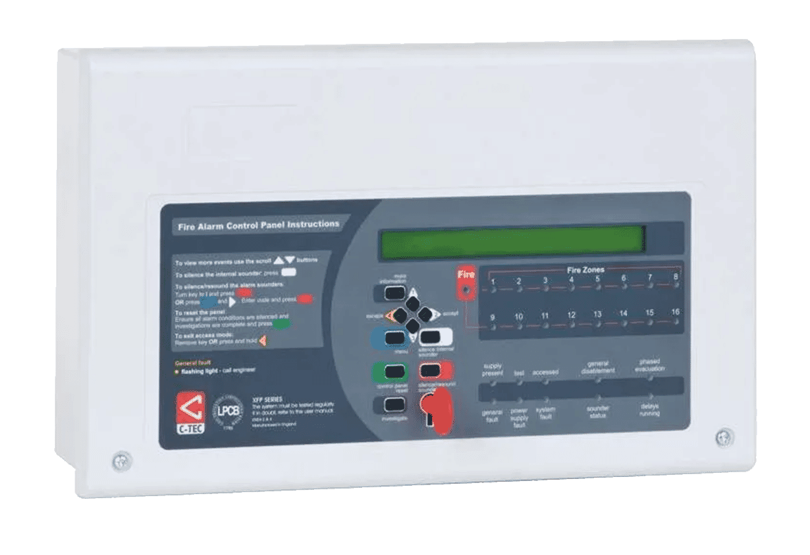 C-TEC XFP501/X Networkable Single Loop 16 Zone Panel XP95/Discovery 1.4A